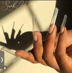 Cube nail tips